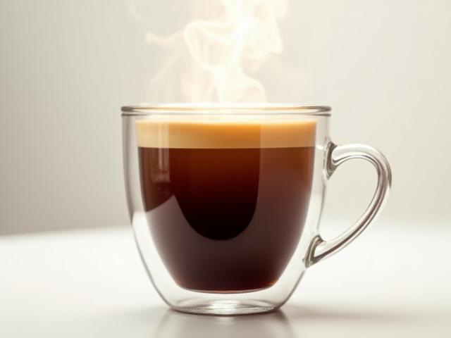 이중벽 구조의 유리 커피잔